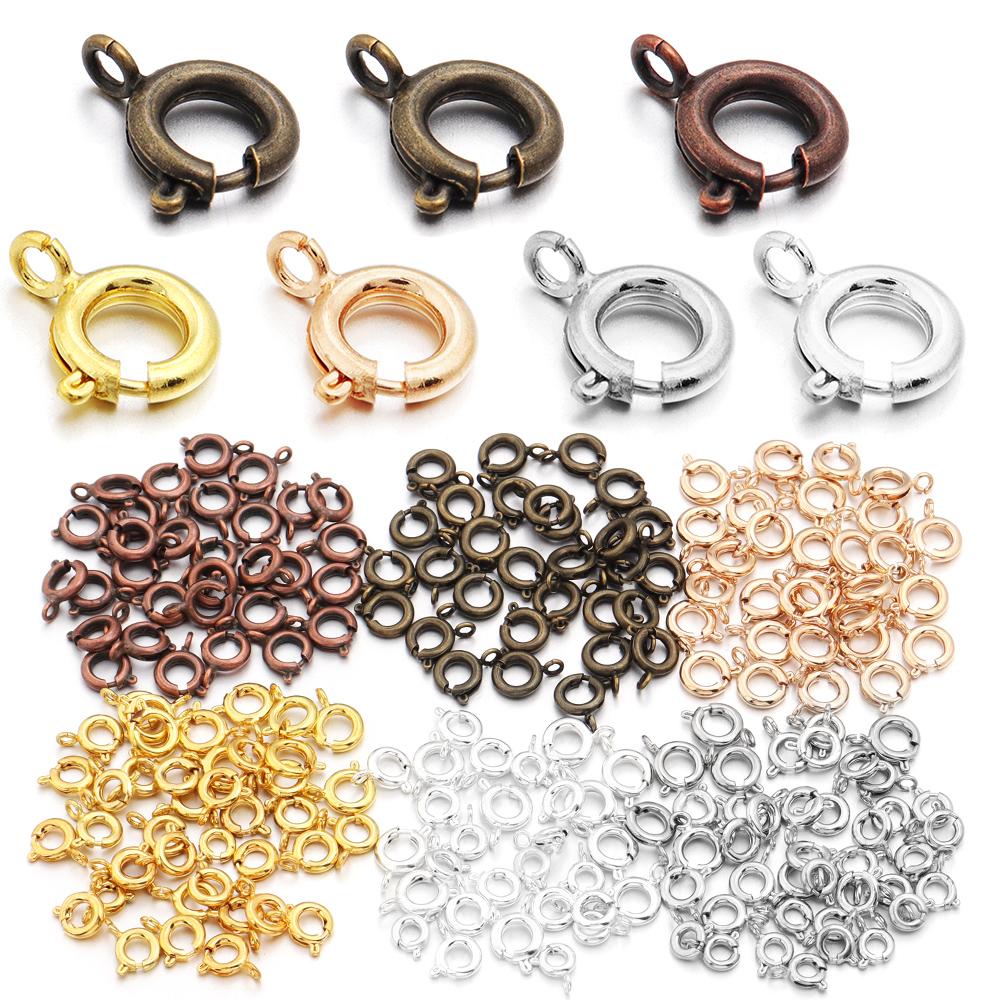 10Pcs Circle Spring Buttonr Co – Jewelry Making Rings Bewertung und Preis
