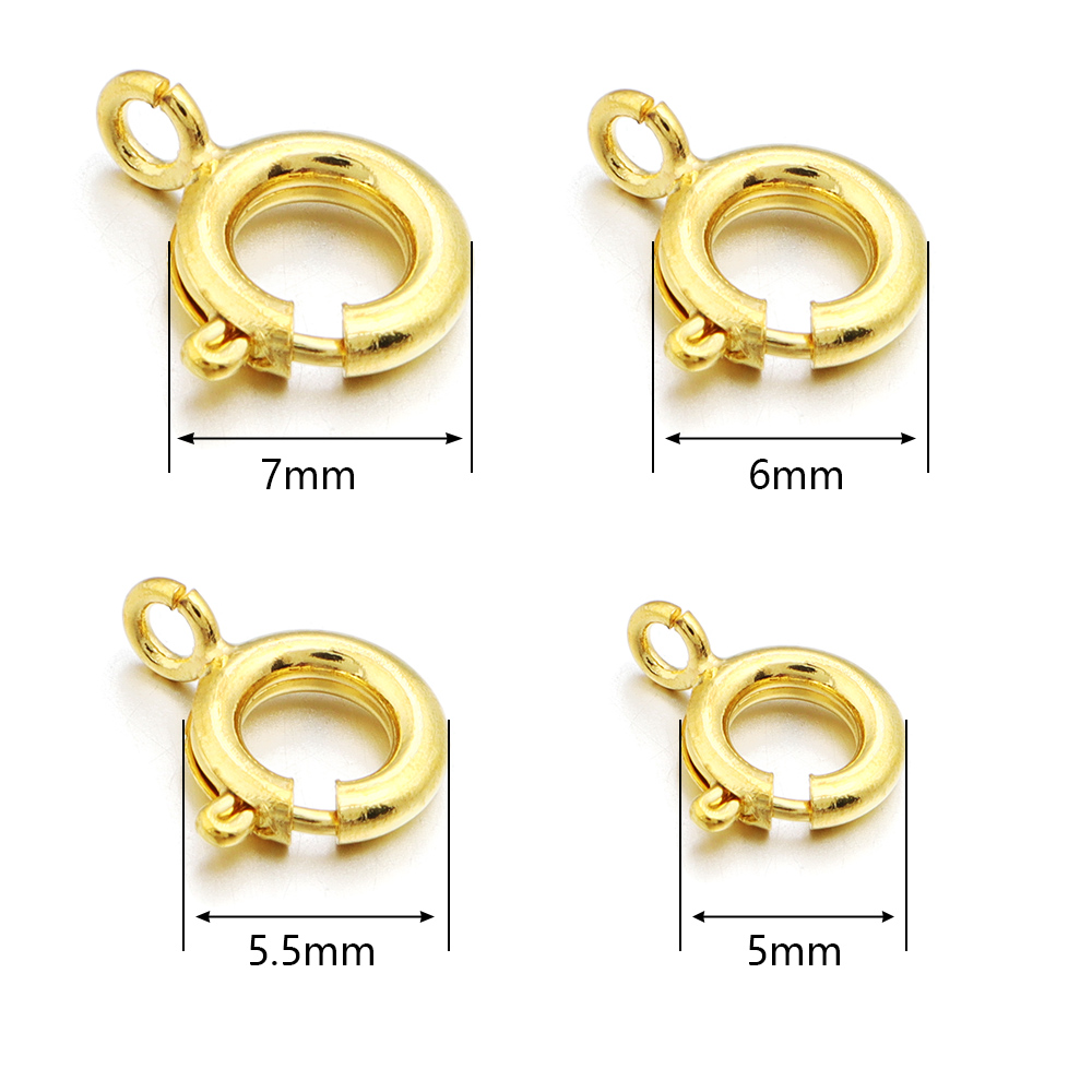 10Pcs Circle Spring Buttonr Co – Jewelry Making Rings Bewertung und Preis