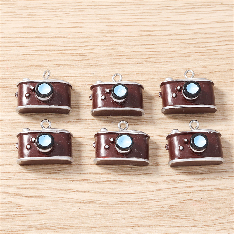10pcs 21x16mm Cute Resin Camer – Jewelry Making Videos Bewertung und Preis