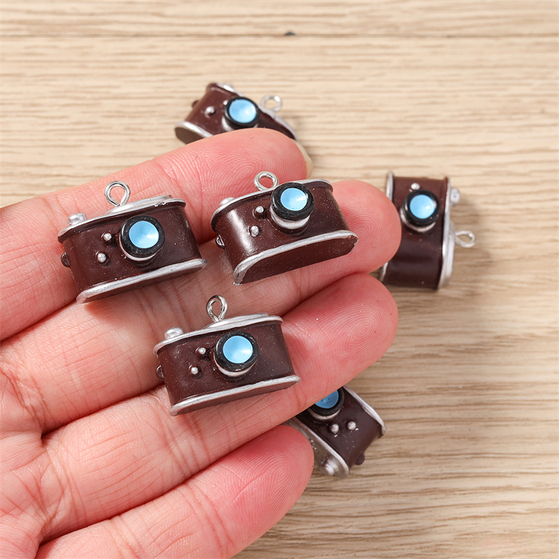 10pcs 21x16mm Cute Resin Camer – Jewelry Making Videos Bewertung und Preis