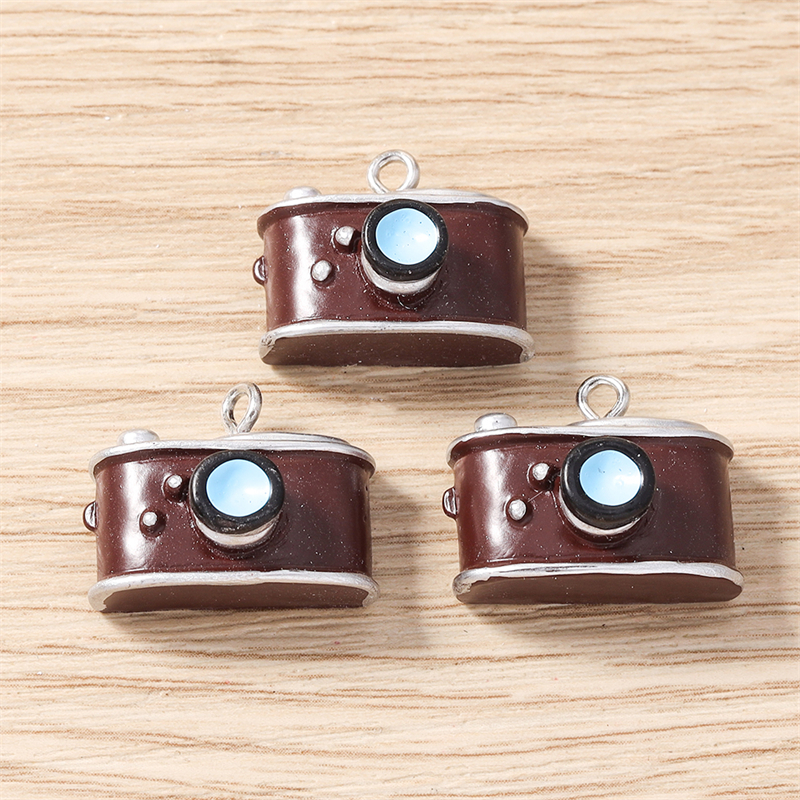 10pcs 21x16mm Cute Resin Camer – Jewelry Making Videos Bewertung und Preis