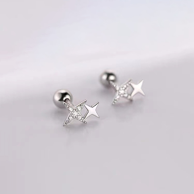 925 Silver Needle Zircon Star  – Beading Needle Fine Bewertung und Preis