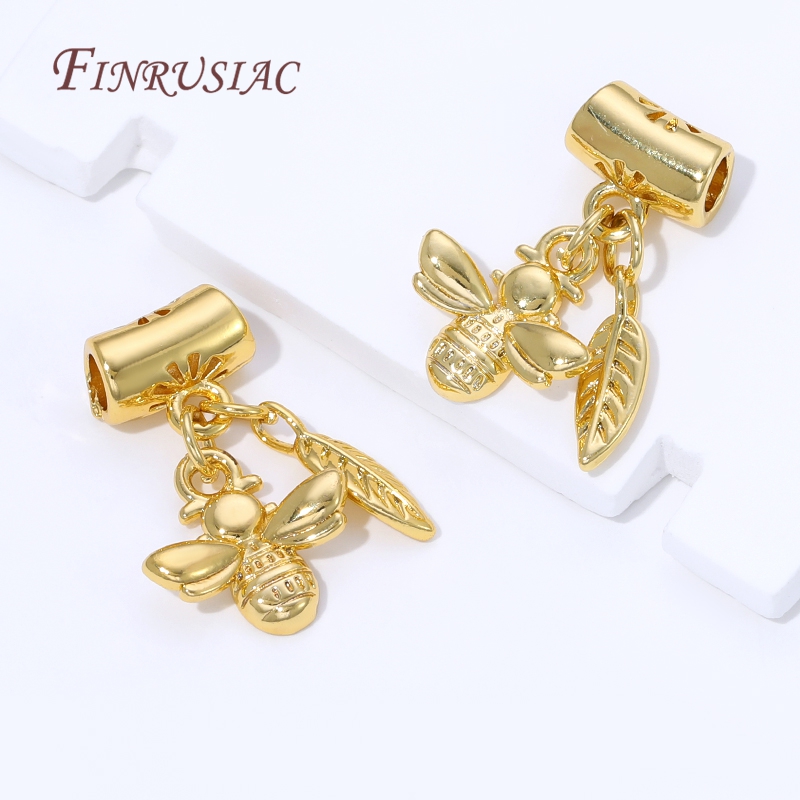 2/4/8Pcs 18K Gold Plated Bail  – Crimp Bead Tube Bewertung und Preis
