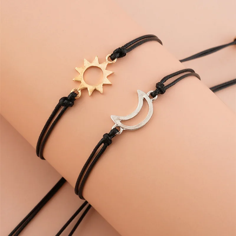 Simple Sun and Moon Alloy Wax  – Memory Wire Bracelet Bewertung und Preis