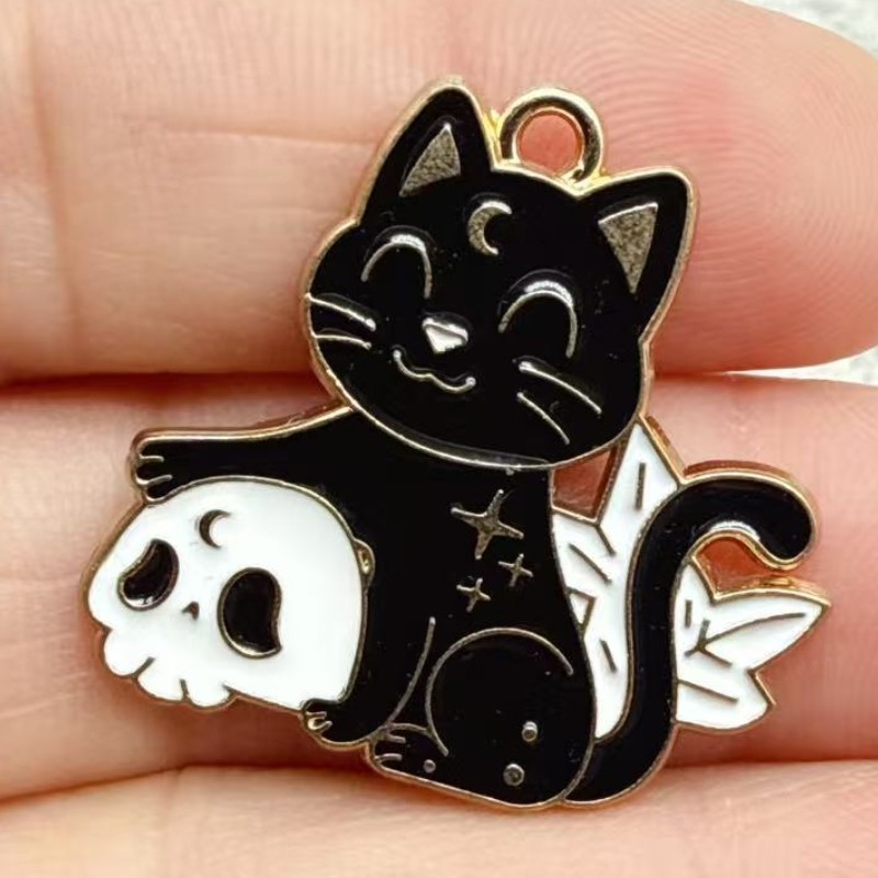 10pcs Original Alloy Enamel Bl – Jewelry Making Factory Bewertung und Preis