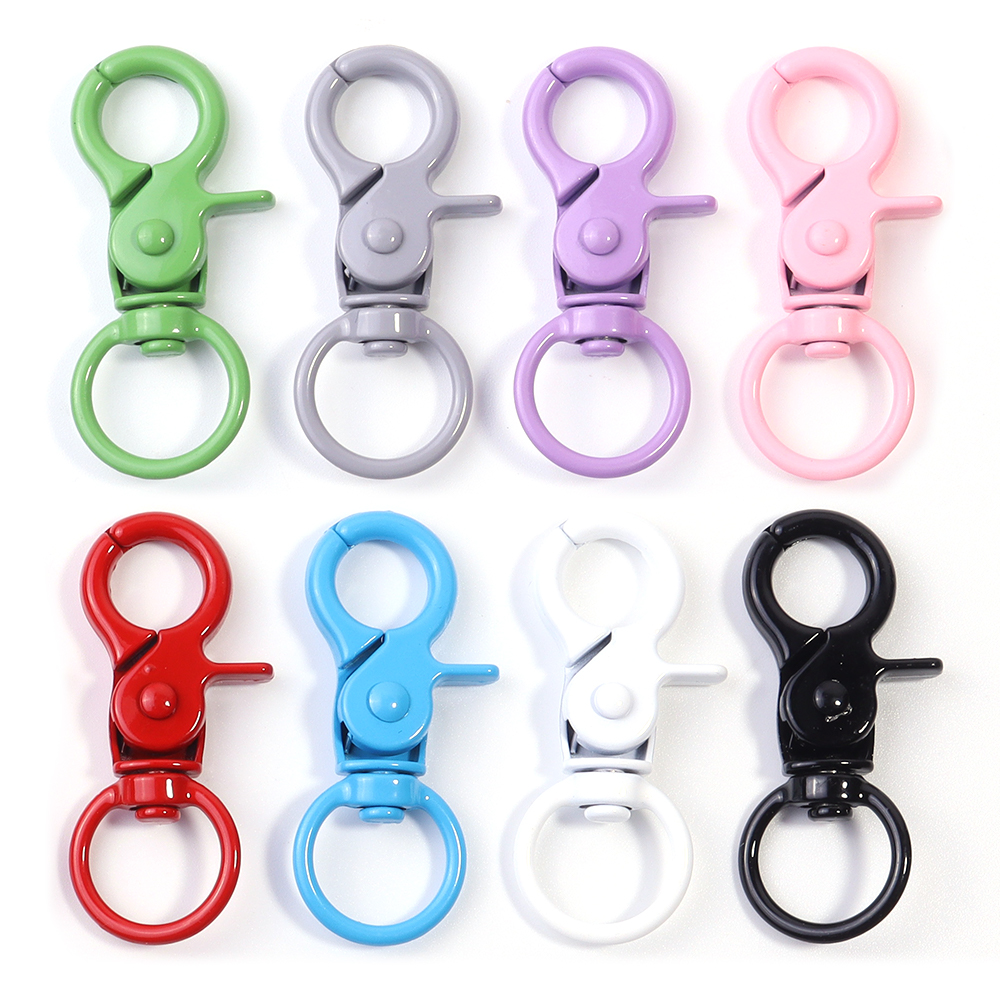 5Pcs/Lot Colorful Swivel Lobst – Jewelry Making Rings Bewertung und Preis