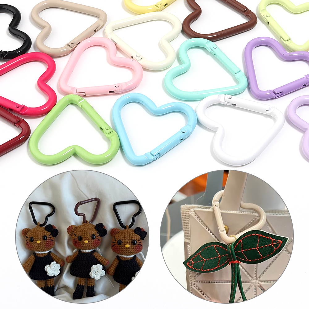 5pcs Colorful Heart-shaped Alu – Jewelry Making Rings Bewertung und Preis