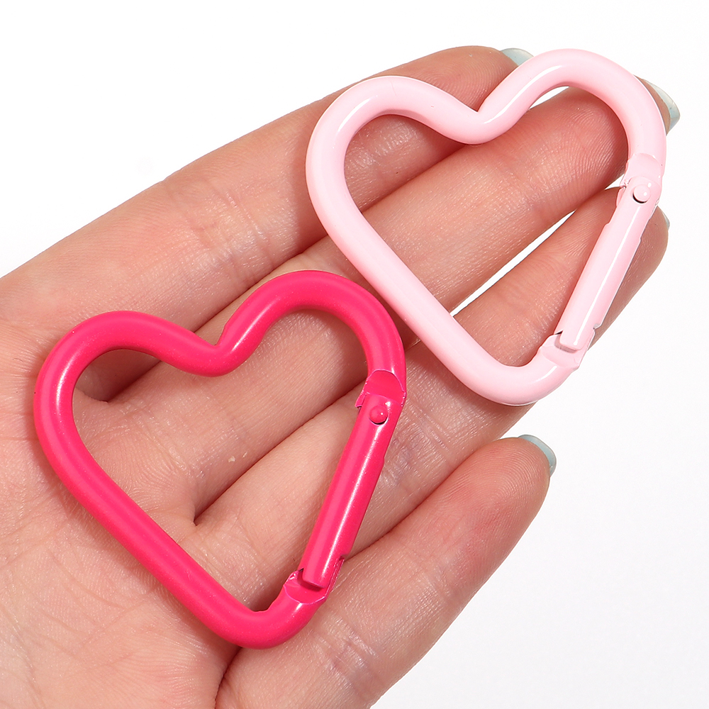 5pcs Colorful Heart-shaped Alu – Jewelry Making Rings Bewertung und Preis