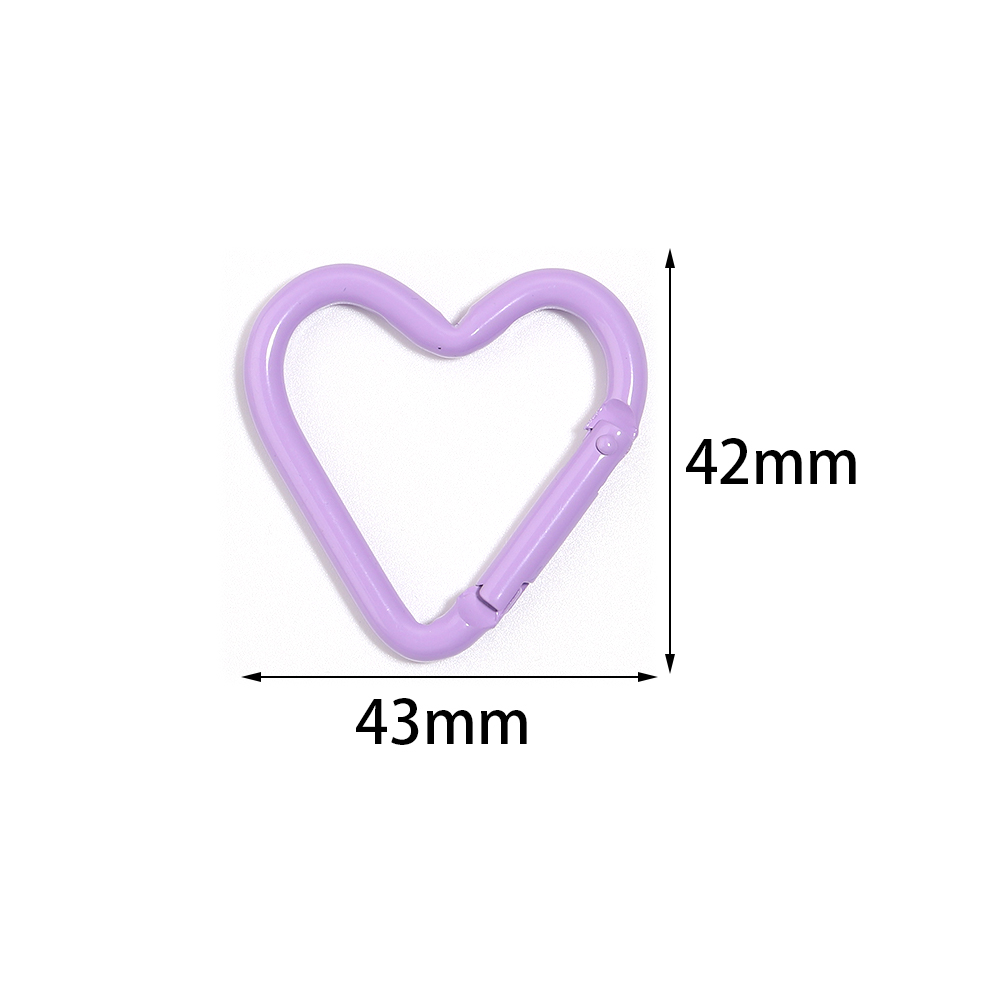 5pcs Colorful Heart-shaped Alu – Jewelry Making Rings Bewertung und Preis