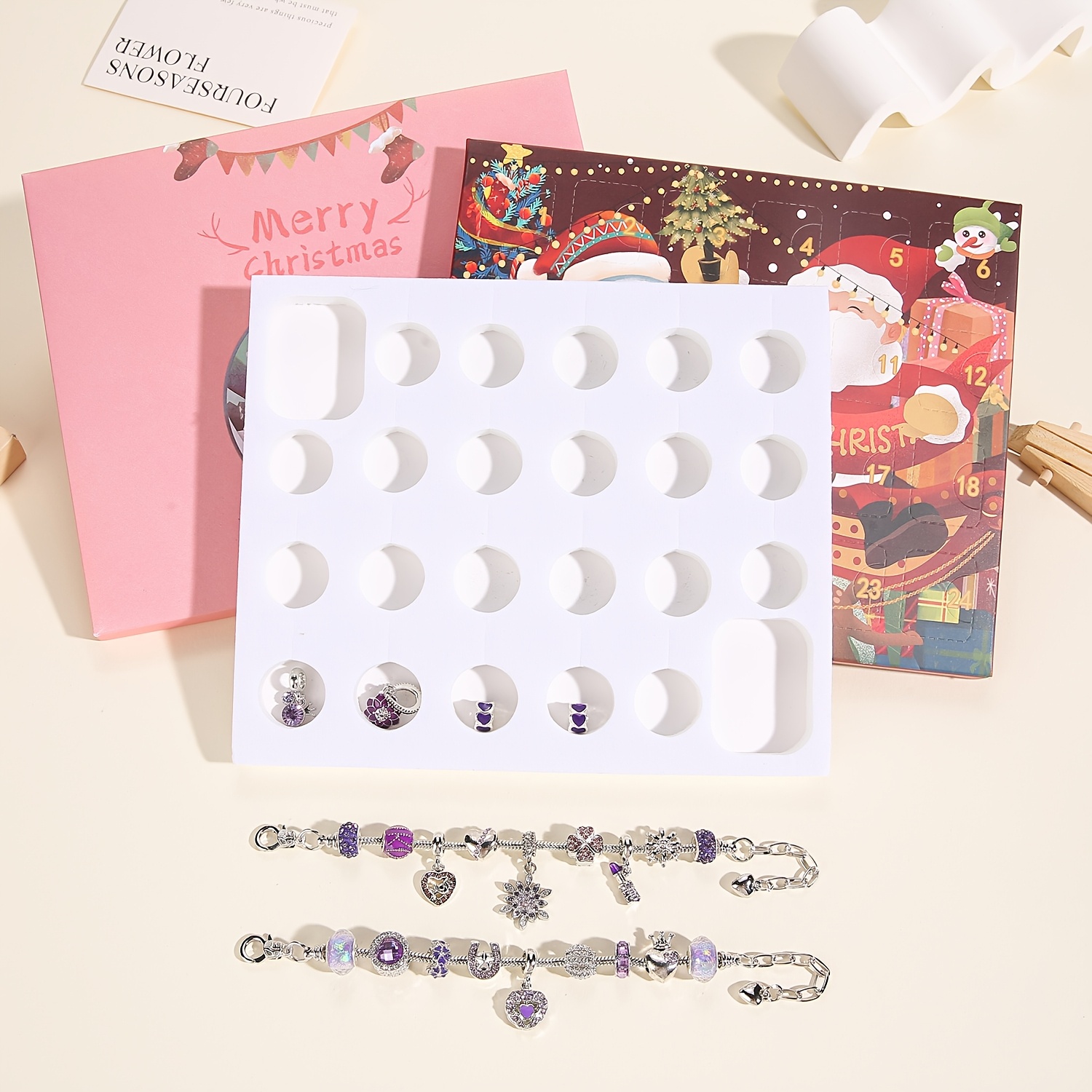 Christmas purple beads DIY jew – Jewelry Making Box Bewertung und Preis