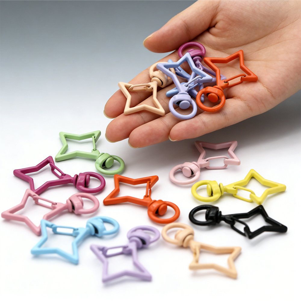 5pcs 38x26mm Colorful Star Rho – Jewelry Making Rings Bewertung und Preis