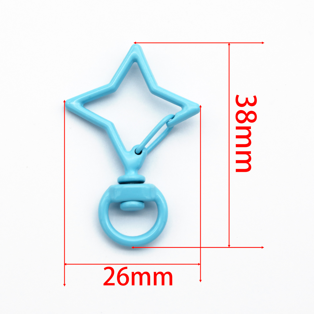 5pcs 38x26mm Colorful Star Rho – Jewelry Making Rings Bewertung und Preis