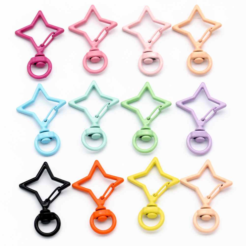 5pcs 38x26mm Colorful Star Rho – Jewelry Making Rings Bewertung und Preis
