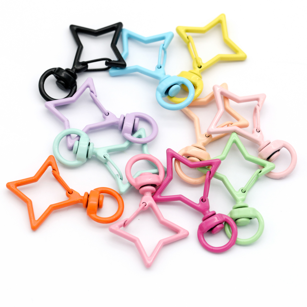 5pcs 38x26mm Colorful Star Rho – Jewelry Making Rings Bewertung und Preis