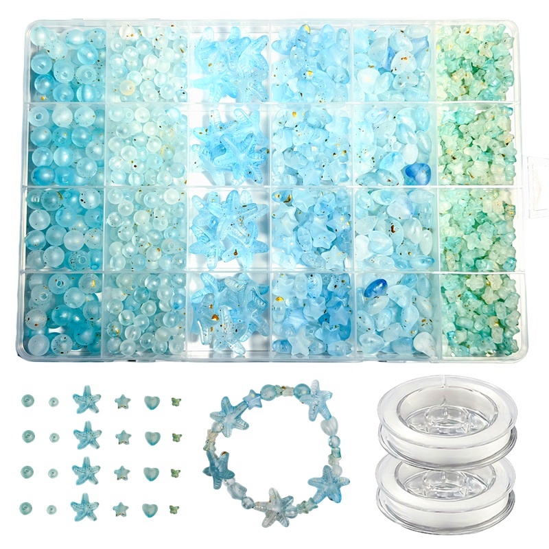 7-19mm825pcs Matte gradient lo – Jewelry Making Box Bewertung und Preis