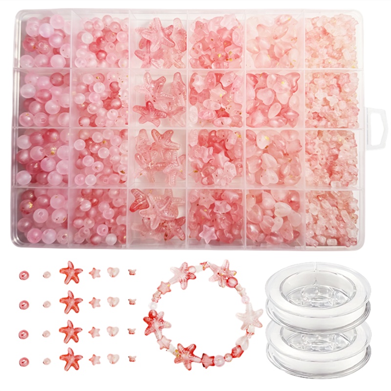 7-19mm825pcs Matte gradient lo – Jewelry Making Box Bewertung und Preis