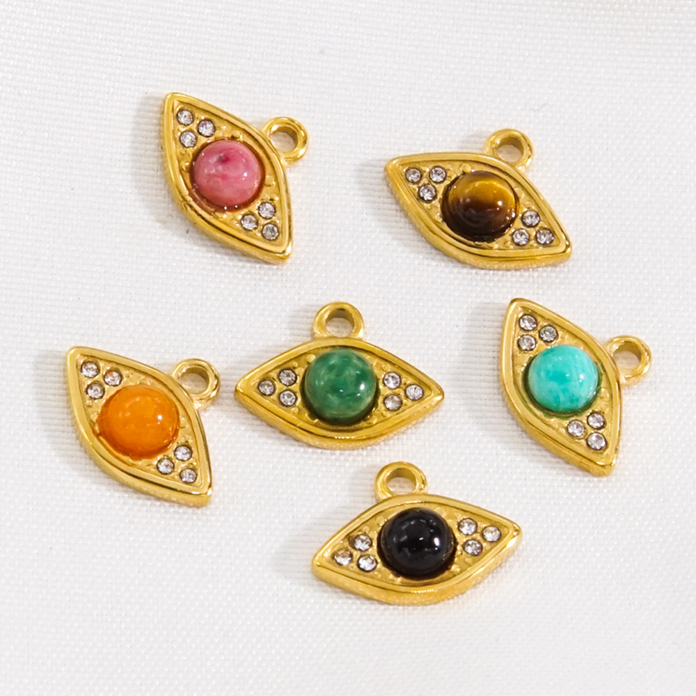 3Pcs Natural Stone Beads Eye S – Jewelry Making Stones Bewertung und Preis