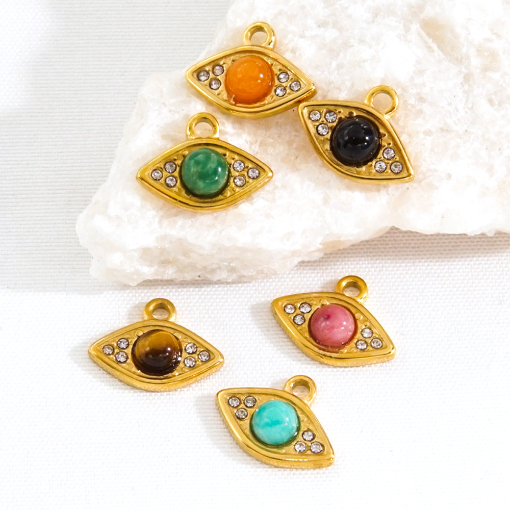 3Pcs Natural Stone Beads Eye S – Jewelry Making Stones Bewertung und Preis