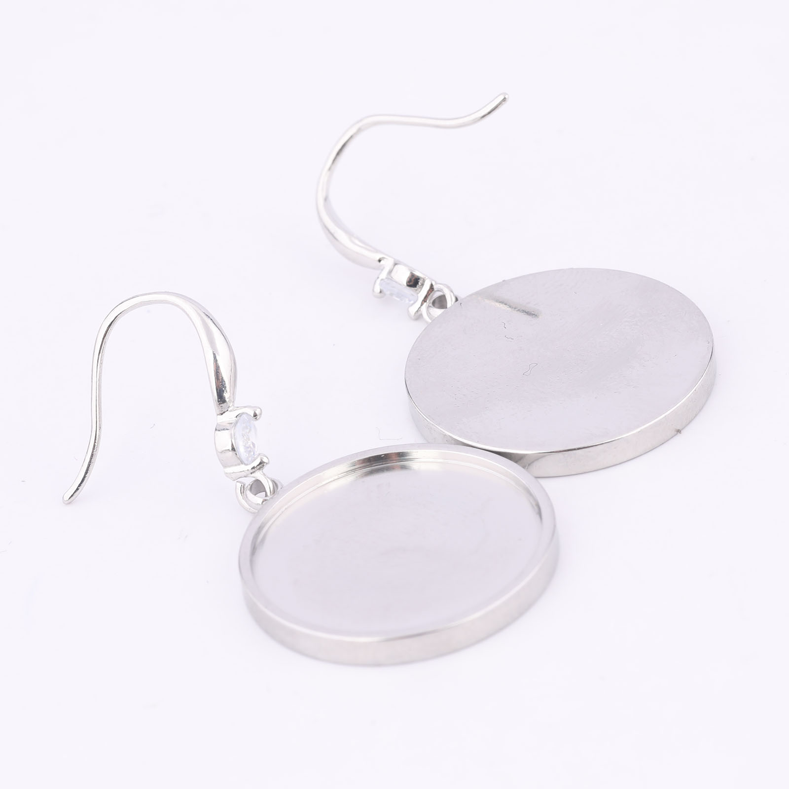 6pcs Stainless Steel Fit 20mm  – Jewelry Making Stones Bewertung und Preis