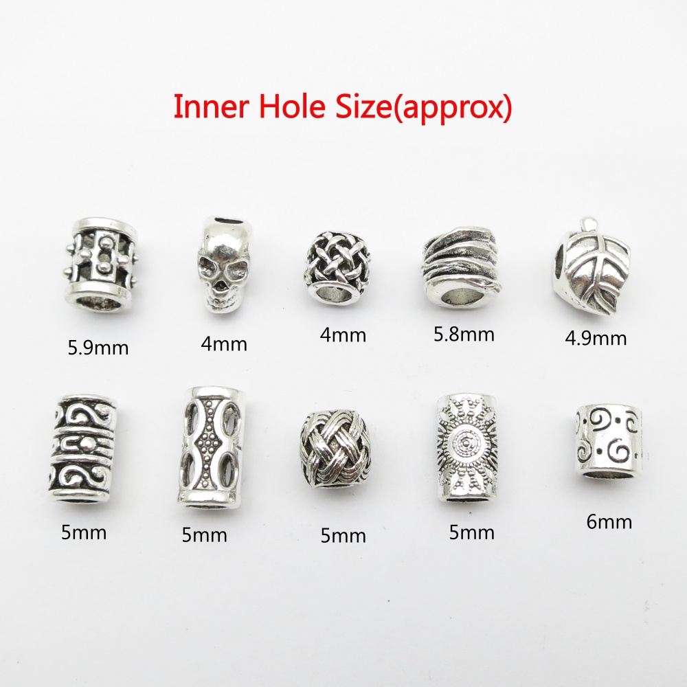 10Pcs/Pack Skull/Leaf DIY bead – Crimp Bead Tube Bewertung und Preis