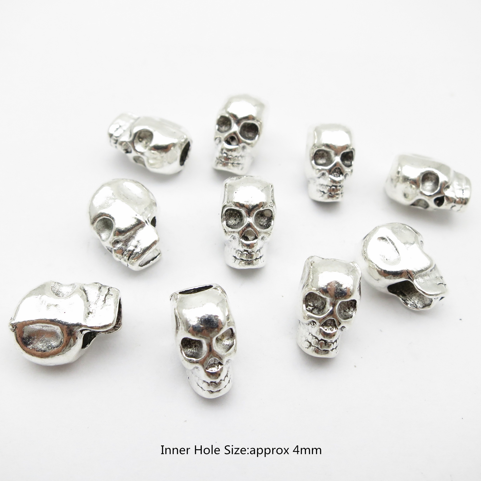 10Pcs/Pack Skull/Leaf DIY bead – Crimp Bead Tube Bewertung und Preis