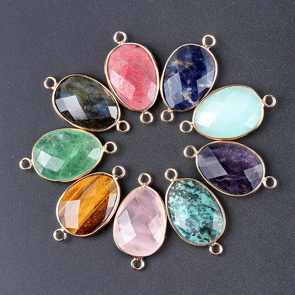 10pcs Natural Stone Pendant Co – Jewelry Making Stones Bewertung und Preis