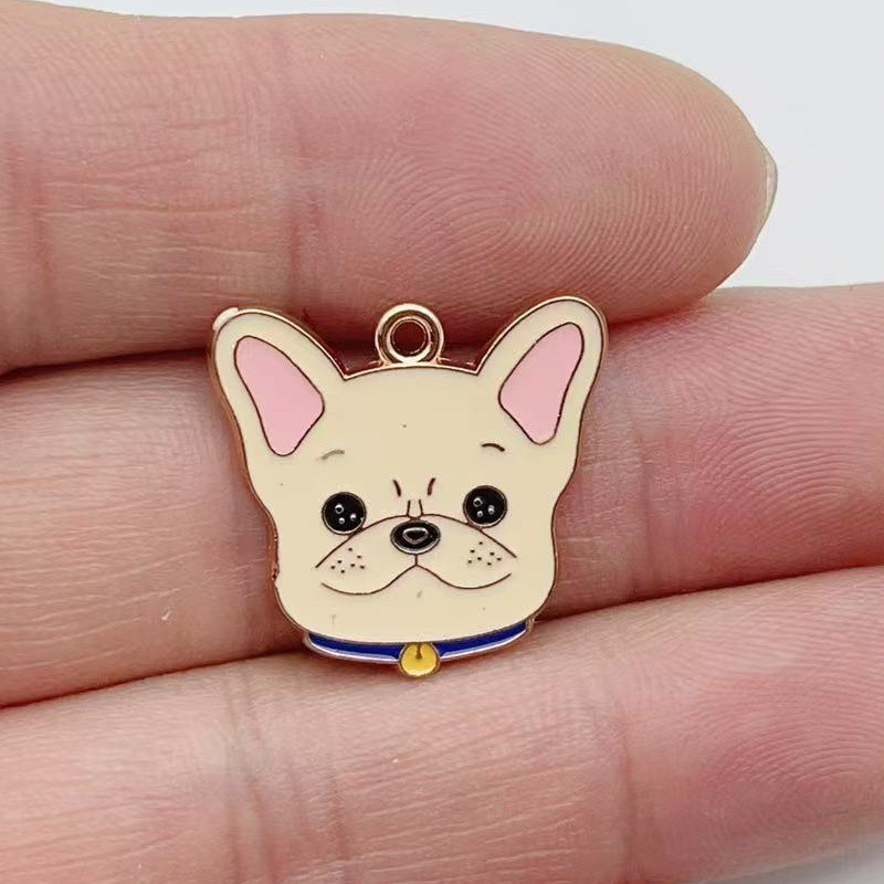 12pcs cartoon pet spotted dog  – Jewelry Making Factory Bewertung und Preis