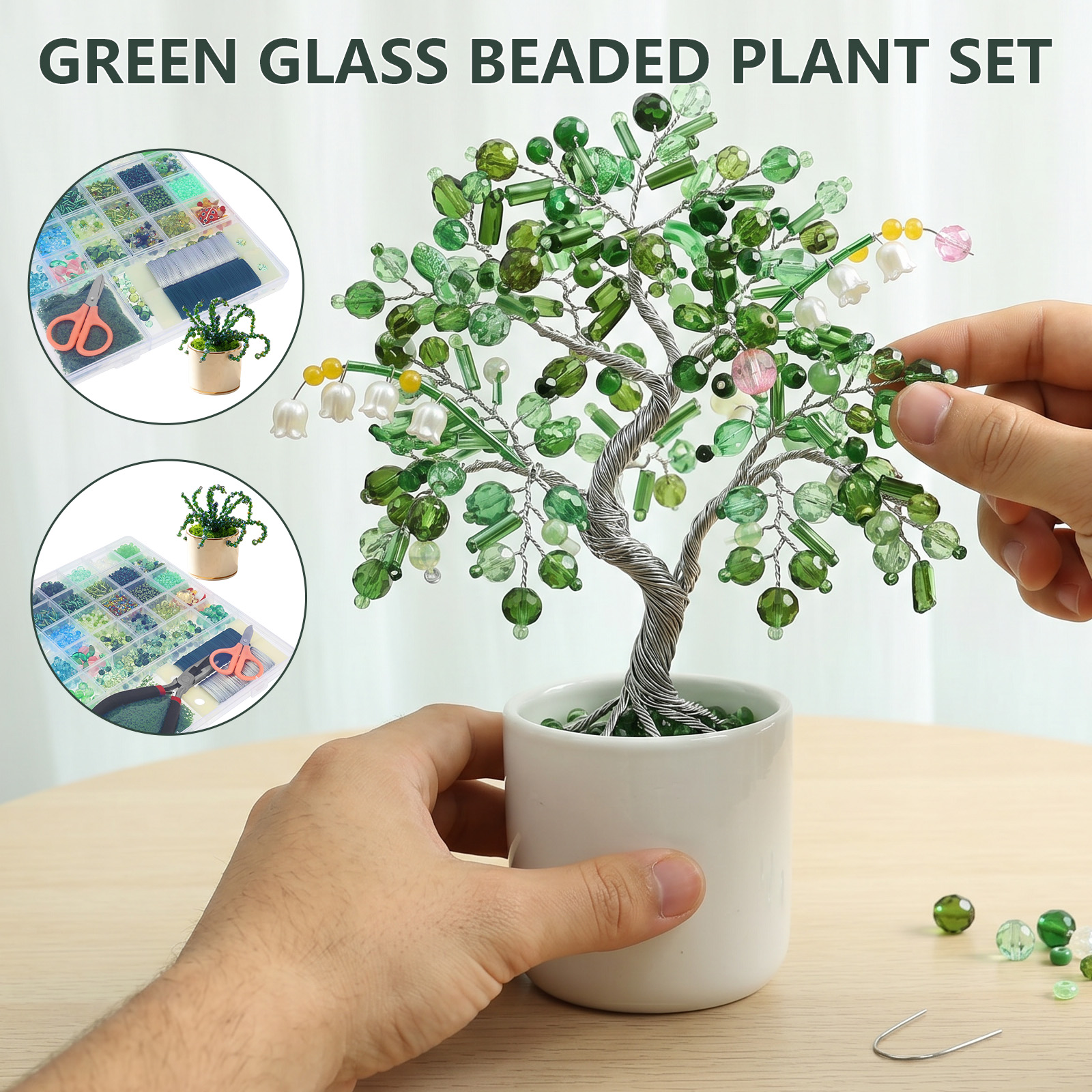 Beaded Plant Kit with Artifici – Jewelry Making Videos Bewertung und Preis