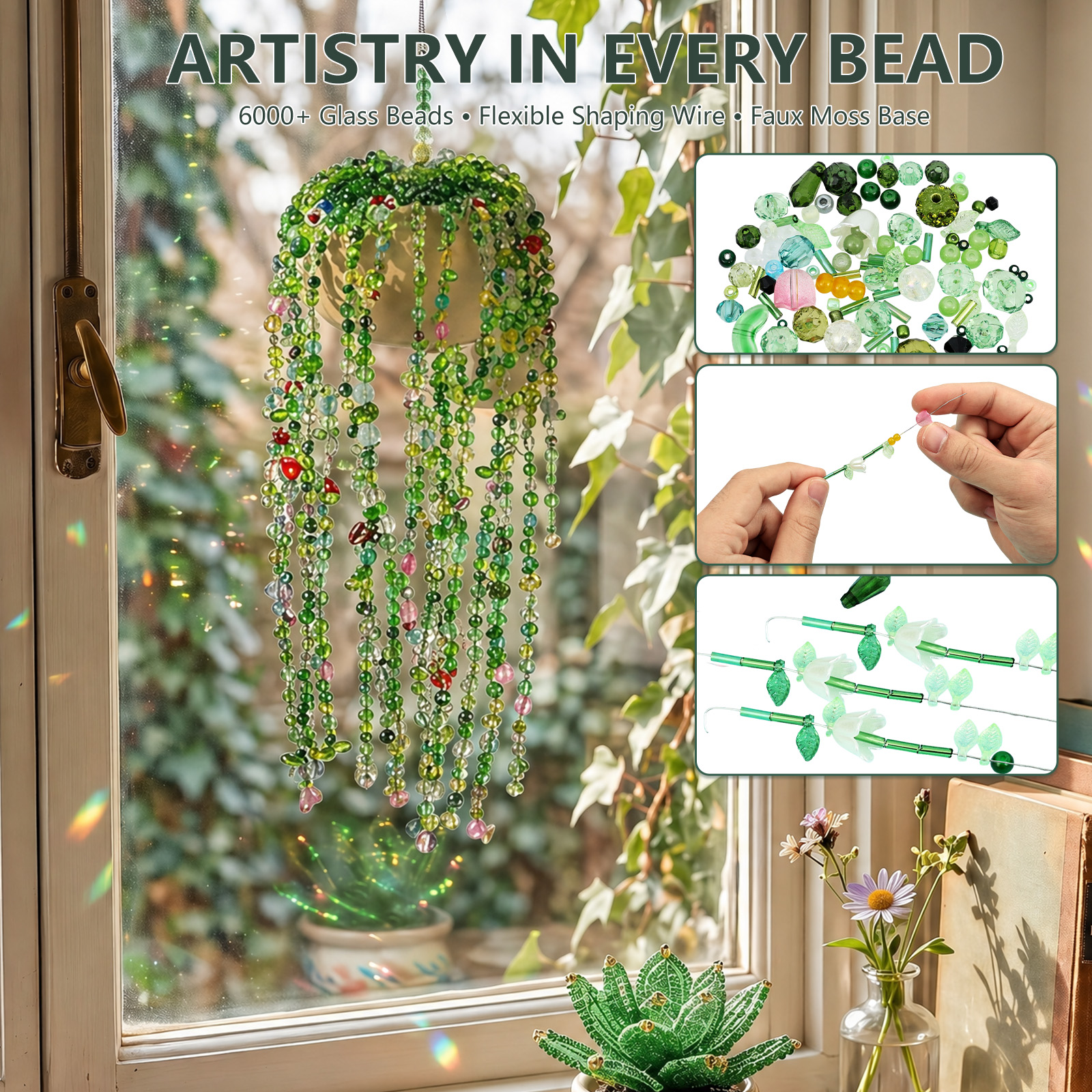 Beaded Plant Kit with Artifici – Jewelry Making Videos Bewertung und Preis