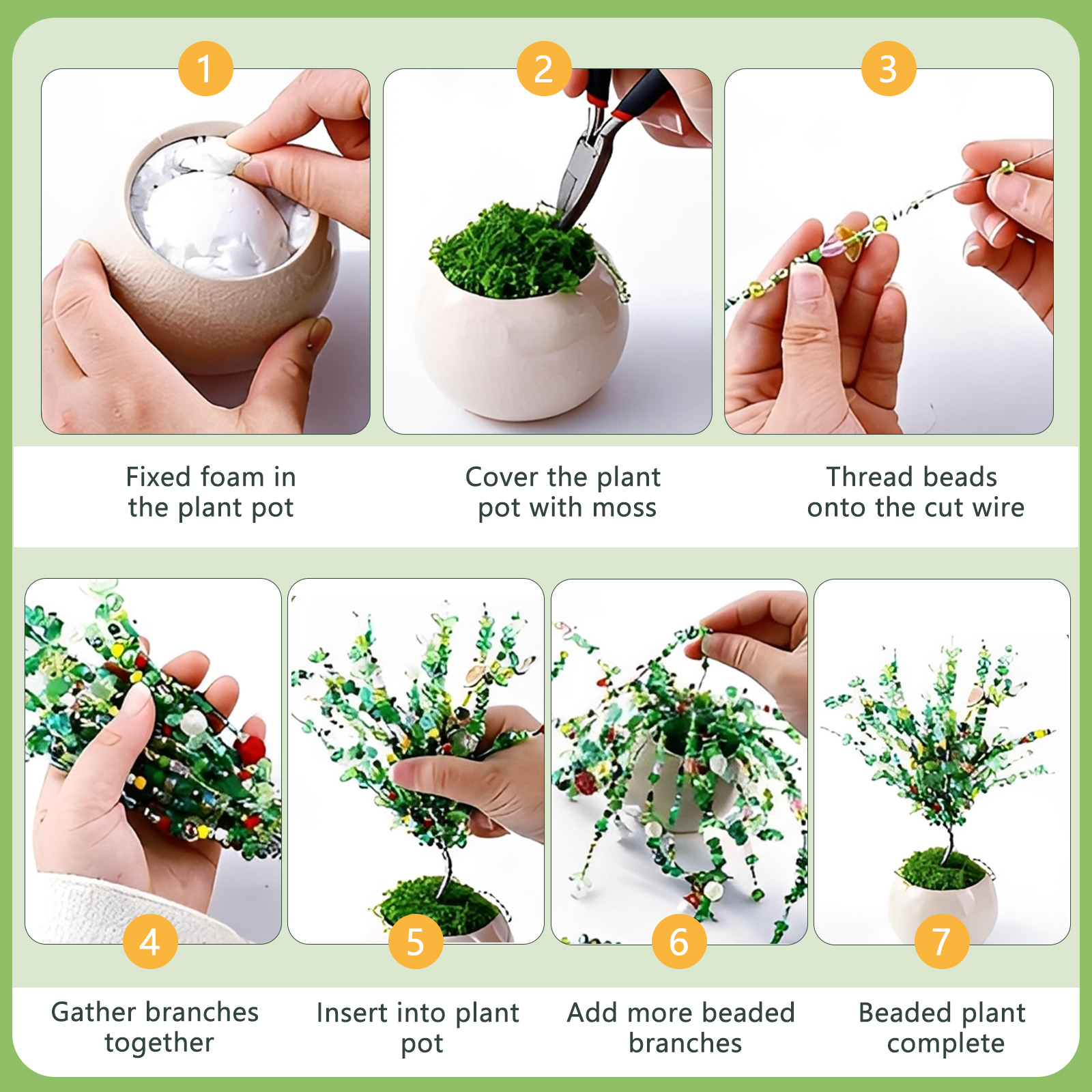 Beaded Plant Kit with Artifici – Jewelry Making Videos Bewertung und Preis