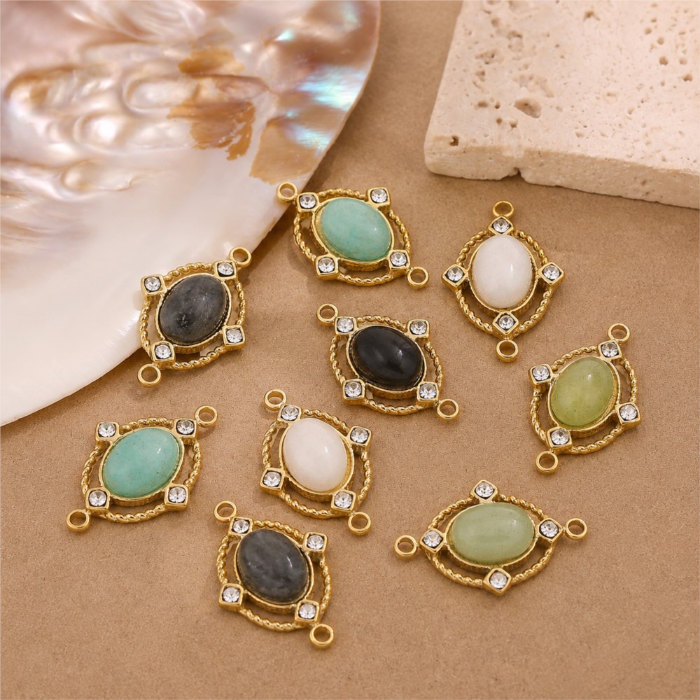 1Piece  Vintage Enamel Natural – Jewelry Making Stones Bewertung und Preis