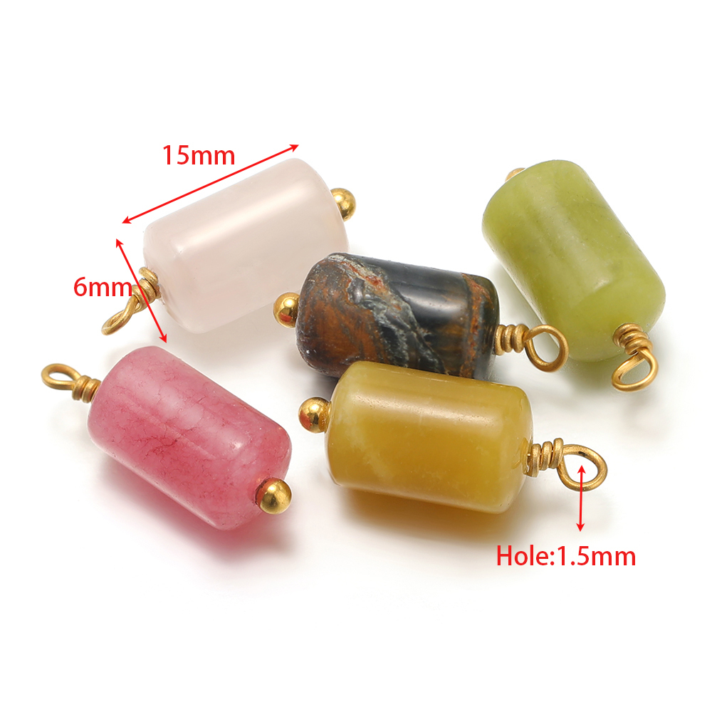 10pcs Stainless Steel Natural  – Jewelry Making Stones Bewertung und Preis