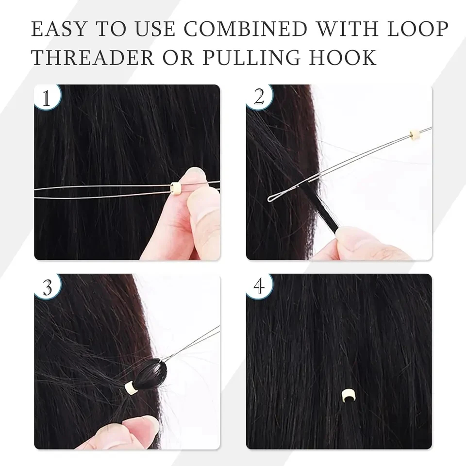 100pcs 5.0*3.0*3.0mm Micro Sil – Crimp Bead Tube Bewertung und Preis