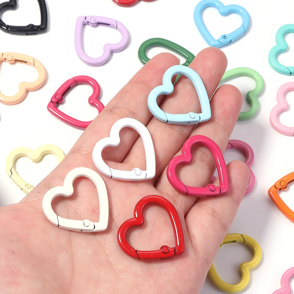 5pcs Alloy Heart Spring Clasps – Jewelry Making School Bewertung und Preis
