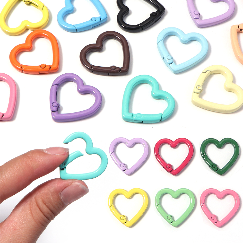 5pcs Alloy Heart Spring Clasps – Jewelry Making School Bewertung und Preis
