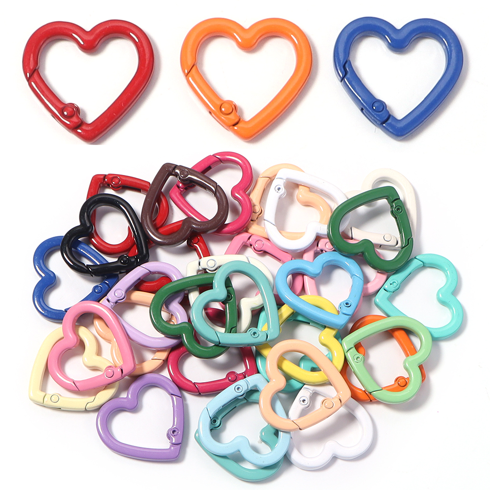 5pcs Alloy Heart Spring Clasps – Jewelry Making School Bewertung und Preis