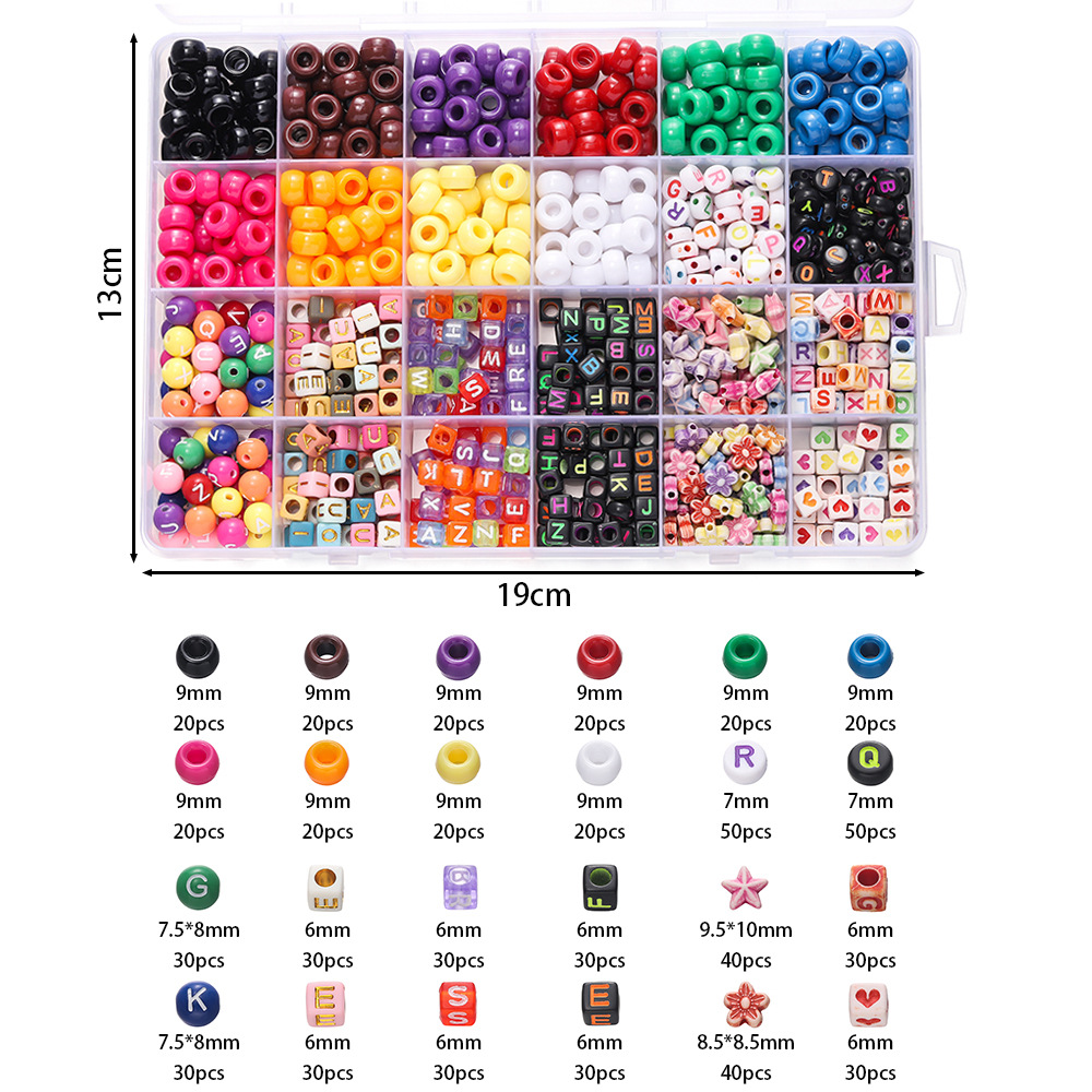1 Box Colorful Acrylic Pony Be – Jewelry Making Box Bewertung und Preis