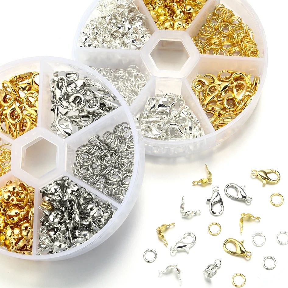450pcs/box 2 Colors Lobster Cl – Jewelry Making Box Bewertung und Preis